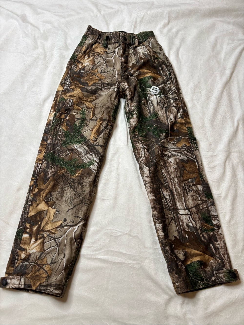 Scentlok Technologies Kids  Realtree Camo Hunting Pants - Brown/Green